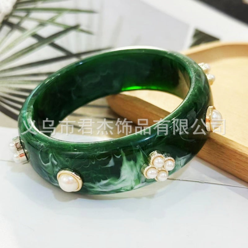 Wholesale Resin Pearl Shell Bracelet